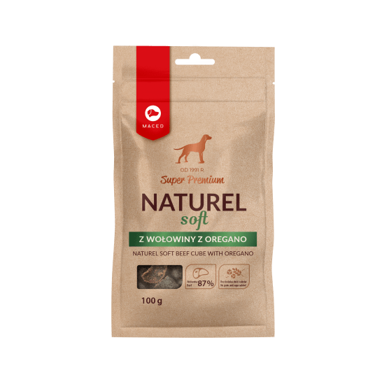 Maced Naturel soft z wolowiny z oregano 100 g -zdjęcie numer 1