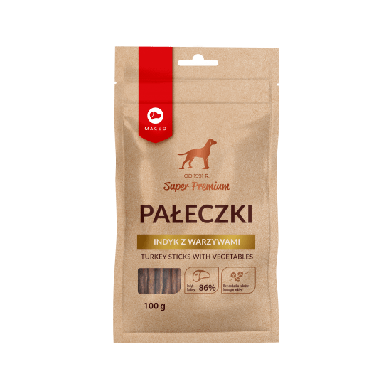 Maced Paleczki indyk z warzywami 100 g -zdjęcie numer 1