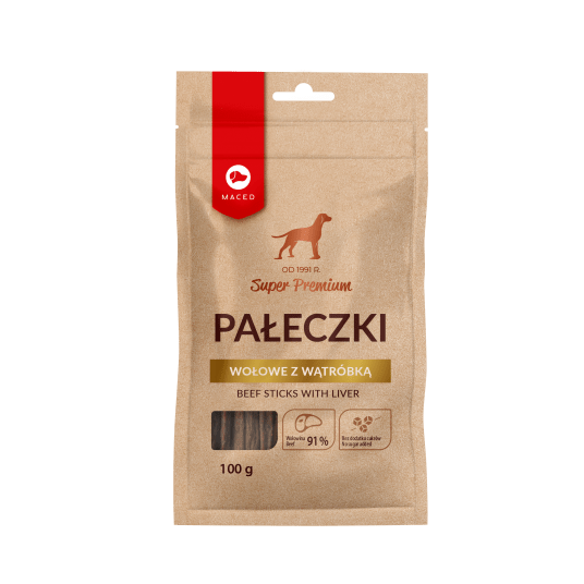 Maced Paleczki wolowe z watróbka 100 g -zdjęcie numer 1
