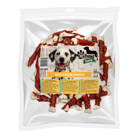 Mr. Pretzel Kostki z kaczką i dorszem 500g -zdjęcie numer 1
