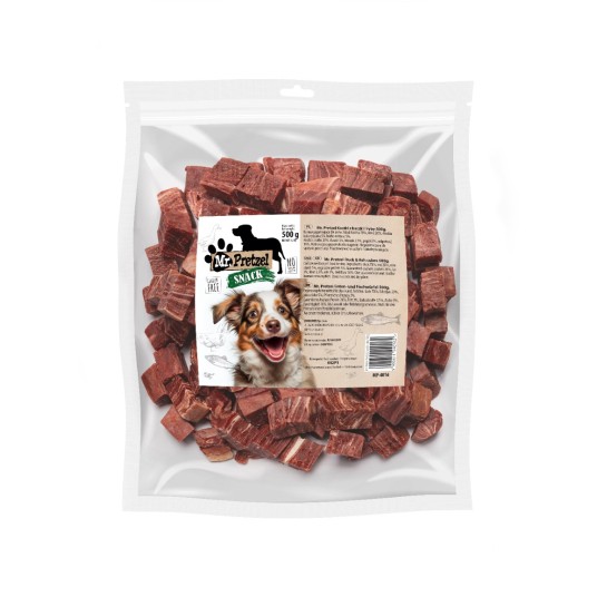 Mr. Pretzel Kostki z kaczki i ryby 500g -zdjęcie numer 1