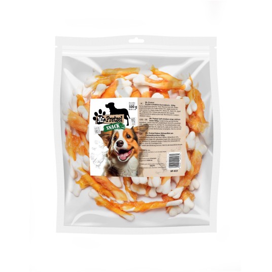 Mr. Pretzel Kostki z miękkim kurczakiem 500g -zdjęcie numer 1