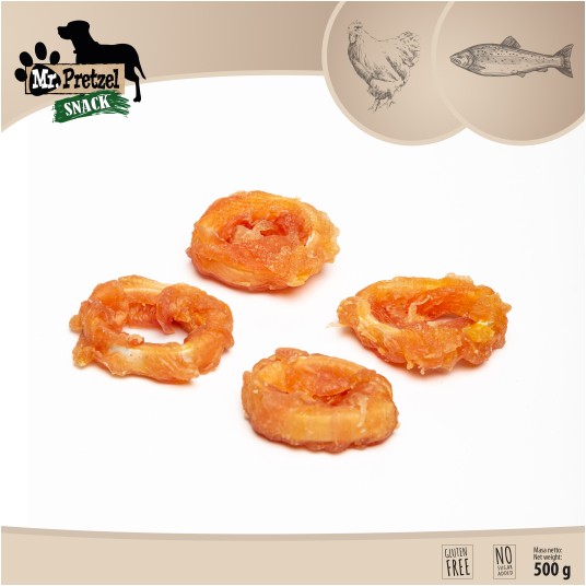 Mr. Pretzel Krążki z kurczaka i ryby 500g -zdjęcie numer 2