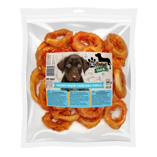 Mr. Pretzel Krążki z kurczaka i ryby 500g -zdjęcie numer 1