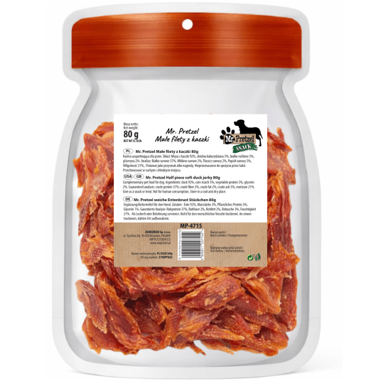 Mr. Pretzel Małe filety z kaczki 80g -zdjęcie numer 2