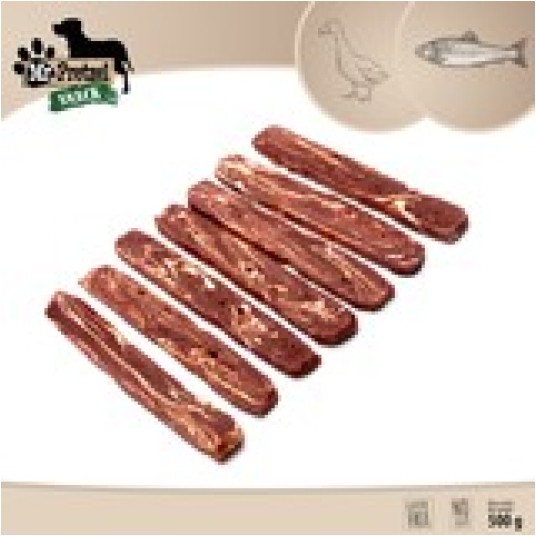 Mr. Pretzel Małe paski z kaczki i dorsza 80g -zdjęcie numer 3