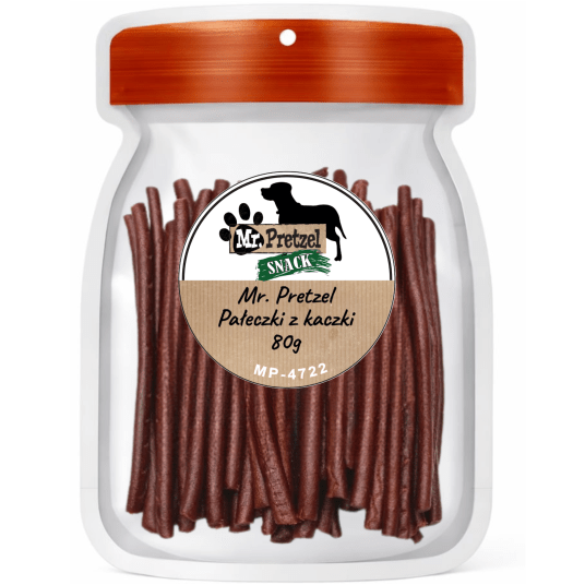 Mr. Pretzel Pałeczki z kaczki 80g -zdjęcie numer 1