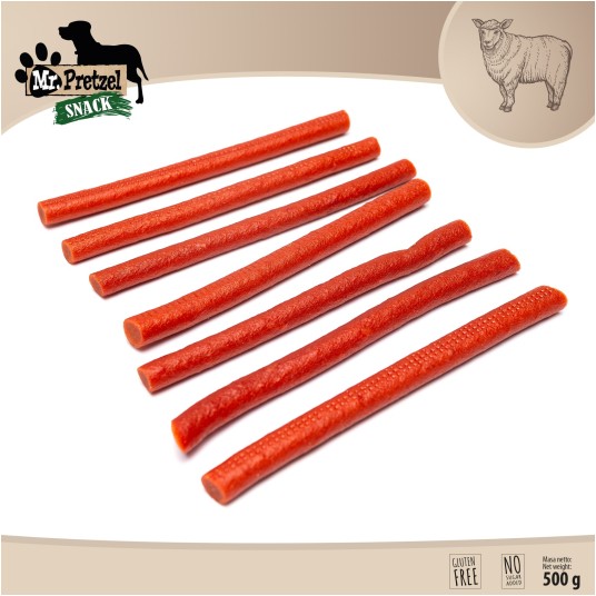 Mr. Pretzel Paluszki z Jagnięciny 500g -zdjęcie numer 3