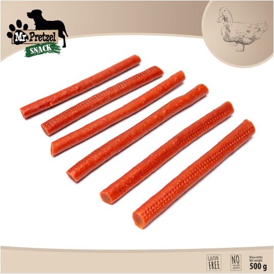 Mr. Pretzel Paluszki z kaczki 500g -zdjęcie numer 3
