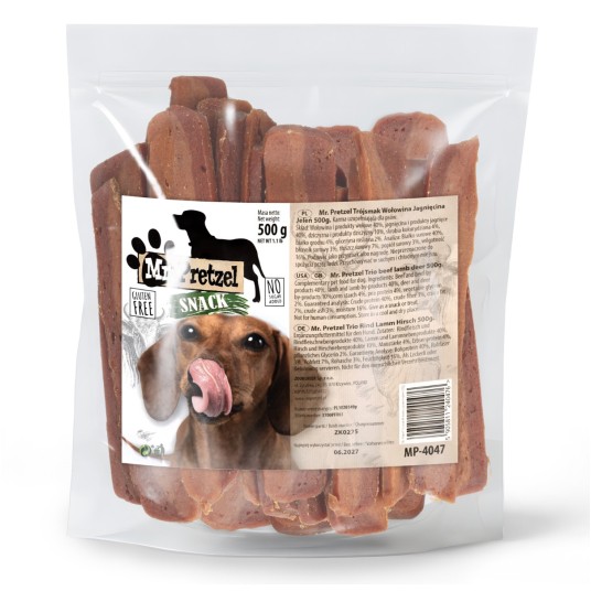Mr. Pretzel Trójsmak Wołowina Jagnięcina Jeleń 500 -zdjęcie numer 1