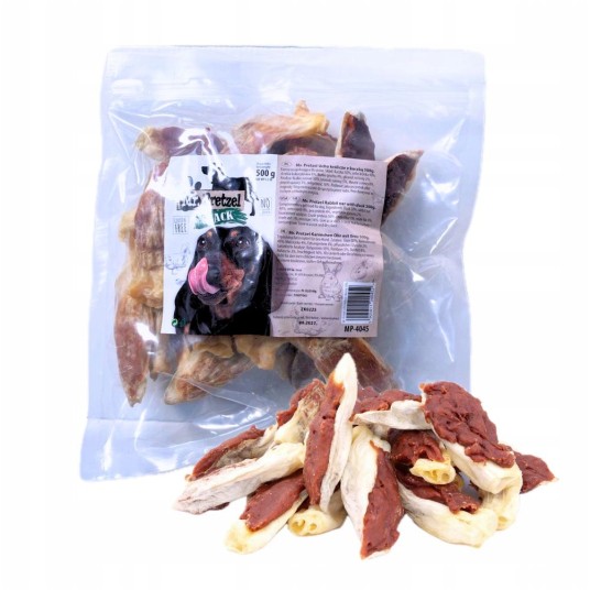 Mr. Pretzel Ucho królicze z kaczką 500g -zdjęcie numer 1