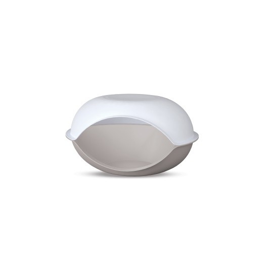 PETMAX Legowisko DONUT Szare 58x37x32 -zdjęcie numer 2