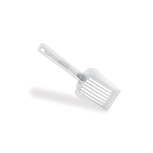 PETMAX Łopatka do kuwety Biała 25cm -zdjęcie numer 1