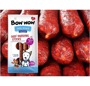 Bow Wow kiełbaska XS kolagenowa wołowa 6 szt