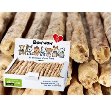 Bow Wow Paluszki kolagenowe z flaczkami i jagodami