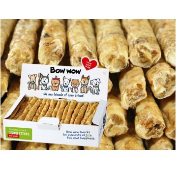 Bow Wow Paluszki kolagenowe z płuckami 50szt