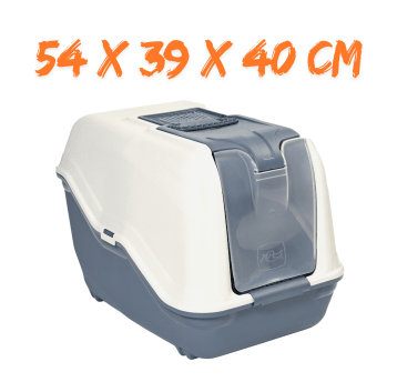 Kuweta dla kota zamykana NETTA CLOSE DARK BLUE 54x