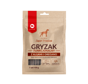 Maced GRYZAK FUNKCJONALNY z algami i oregano 7 szt