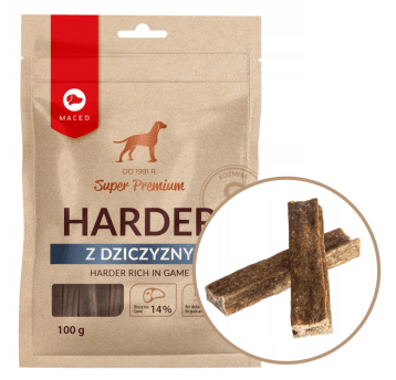 Maced Harder wołowy z dziczyzną - rozmiar S 100 g