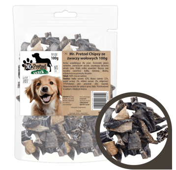 Mr. Pretzel Chipsy ze żwaczy wołowych 100g