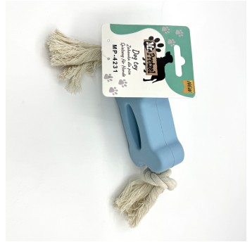 Mr. Pretzel Gryzak kość ze sznurem 10cm