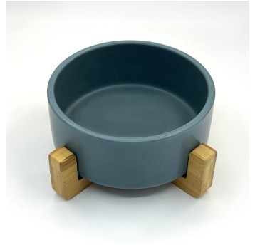 Mr. Pretzel miska na drewnianej podstawie 16cm