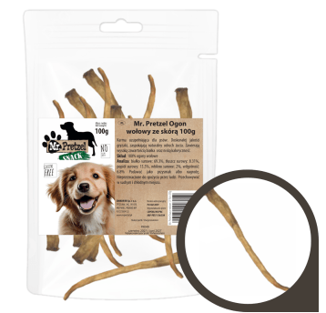 Mr. Pretzel Ogon wołowy ze skórą 100g