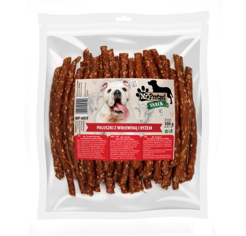 Mr. Pretzel Paluszki z wołowiny i ryżu 500g