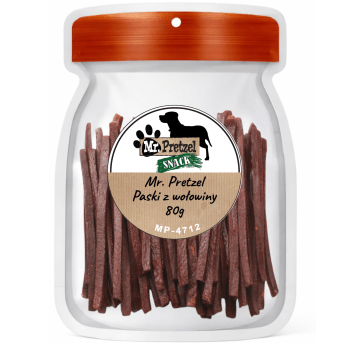 Mr. Pretzel Paski z wołowiny 80g