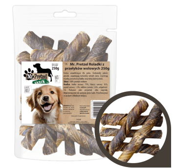 Mr. Pretzel Roladki z przełyków wołowych 250g