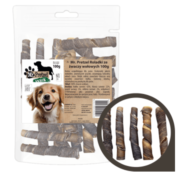 Mr. Pretzel Roladki ze żwaczy wołowych 100g