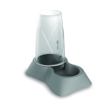 PETMAX Karmidło STELLA Szare 13x16x20 0,65l