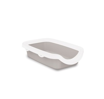 PETMAX Kuweta z ramką QUADRO MIX KOL 48x30x12