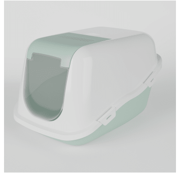 PETMAX Kuweta zamykana ELLA XXL Green 51x70x46