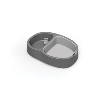 PETMAX Poidło STELLA PLUS Szare 29x19