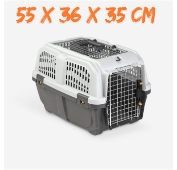 Transporter dla zwierząt SKUDO 2 OPEN IATA MPS GRE